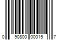 Barcode Image for UPC code 090800000157