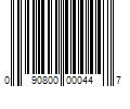 Barcode Image for UPC code 090800000447