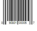 Barcode Image for UPC code 090801000057