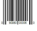 Barcode Image for UPC code 090850000060