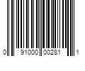 Barcode Image for UPC code 091000002811