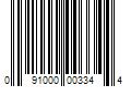 Barcode Image for UPC code 091000003344