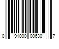 Barcode Image for UPC code 091000006307