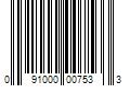 Barcode Image for UPC code 091000007533