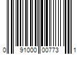 Barcode Image for UPC code 091000007731