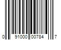 Barcode Image for UPC code 091000007847