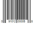 Barcode Image for UPC code 091012000058