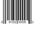 Barcode Image for UPC code 091032000052