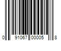 Barcode Image for UPC code 091067000058