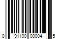 Barcode Image for UPC code 091100000045