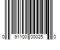 Barcode Image for UPC code 091100000250