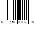 Barcode Image for UPC code 091100000663