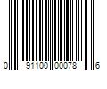 Barcode Image for UPC code 091100000786