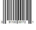 Barcode Image for UPC code 091100001721