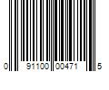 Barcode Image for UPC code 091100004715