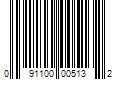 Barcode Image for UPC code 091100005132