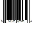 Barcode Image for UPC code 091100005804