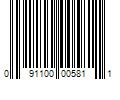 Barcode Image for UPC code 091100005811