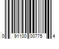 Barcode Image for UPC code 091100007754