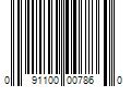 Barcode Image for UPC code 091100007860