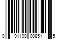 Barcode Image for UPC code 091100008515