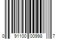 Barcode Image for UPC code 091100009987