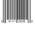 Barcode Image for UPC code 091111000058