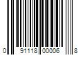 Barcode Image for UPC code 091118000068