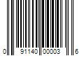 Barcode Image for UPC code 091140000036