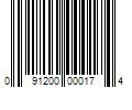 Barcode Image for UPC code 091200000174