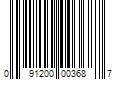 Barcode Image for UPC code 091200003687