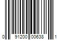 Barcode Image for UPC code 091200006381