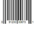 Barcode Image for UPC code 091200006701