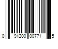 Barcode Image for UPC code 091200007715