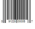 Barcode Image for UPC code 091228000057