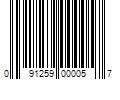 Barcode Image for UPC code 091259000057