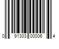 Barcode Image for UPC code 091303000064