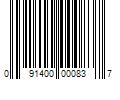 Barcode Image for UPC code 091400000837