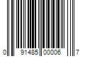 Barcode Image for UPC code 091485000067