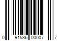 Barcode Image for UPC code 091536000077