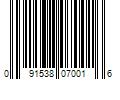 Barcode Image for UPC code 091538070016