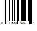 Barcode Image for UPC code 091560000074