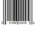 Barcode Image for UPC code 091586000058