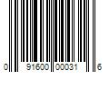 Barcode Image for UPC code 091600000316