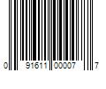 Barcode Image for UPC code 091611000077