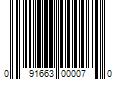 Barcode Image for UPC code 091663000070