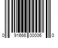 Barcode Image for UPC code 091666000060