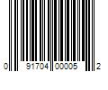 Barcode Image for UPC code 091704000052