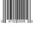 Barcode Image for UPC code 091722000058