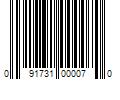 Barcode Image for UPC code 091731000070